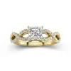 1.00ct Moissanite Engagement Ring 14K Gold