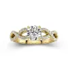 1.00ct Moissanite Engagement Ring 14K Gold