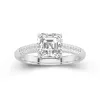 2.00ct Moissanite Engagement Ring 14K White Gold