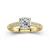 1.50ct Moissanite Engagement Ring 14K Gold