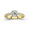 1.00ct Moissanite Engagement Ring 14K Gold