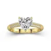 1.50ct Moissanite Engagement Ring 14K Gold