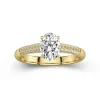 1.50ct Moissanite Engagement Ring 14K Gold