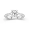 1.50ct Moissanite Engagement Ring 14K White Gold