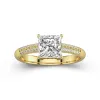 1.50ct Moissanite Engagement Ring 14K Gold