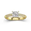 1.00ct Moissanite Engagement Ring 14K Gold