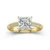 2.00ct Moissanite Engagement Ring 14K Gold