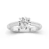 1.50ct Moissanite Engagement Ring 14K White Gold