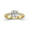 1.50ct Moissanite Engagement Ring 14K Gold