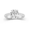 2.00ct Moissanite Engagement Ring 14K White Gold