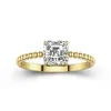 1.00ct Moissanite Engagement Ring 14K Gold