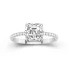 2.00ct Moissanite Engagement Ring 14K White Gold