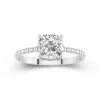 1.50ct Moissanite Engagement Ring 14K White Gold