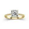 1.50ct Moissanite Engagement Ring 18K Gold