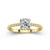 1.00ct Moissanite Engagement Ring 14K Gold