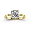 2.00ct Moissanite Engagement Ring 14K Gold