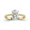 2.00ct Moissanite Engagement Ring 14K Gold