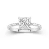 1.50ct Moissanite Engagement Ring 14K White Gold