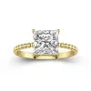 2.00ct Moissanite Engagement Ring 14K Gold