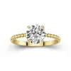 1.50ct Moissanite Engagement Ring 14K Gold