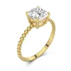 2.00ct Moissanite Engagement Ring 14K Gold