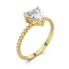 1.50ct Moissanite Engagement Ring 18K Gold