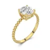 1.50ct Moissanite Engagement Ring 14K Gold