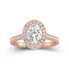 Dainty Oval 1.50ct Moissanite Engagement Ring