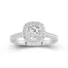 Dainty Cushion 1.00ct Moissanite Engagement Ring