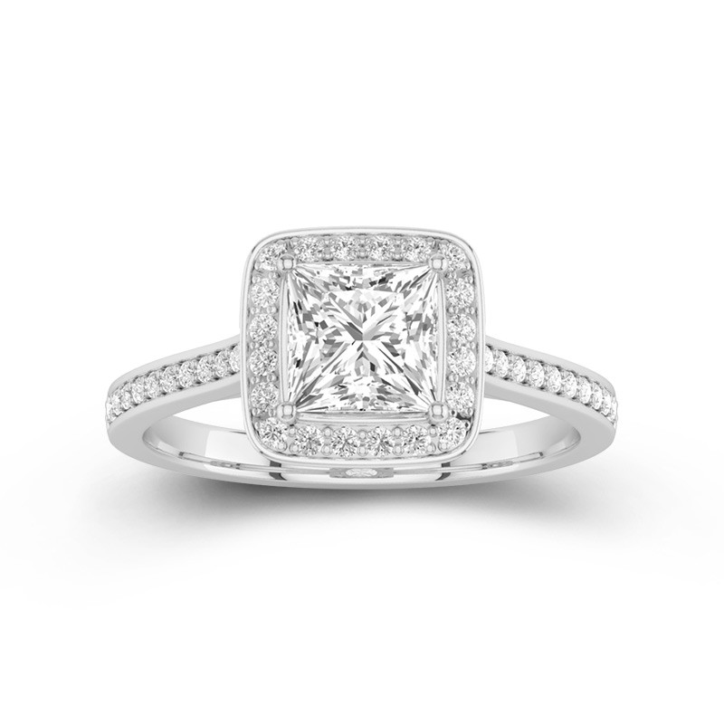 Vancaro princess cut engagement on sale ring