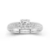 1.50ct Moissanite Engagement Ring 14K White Gold