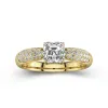 1.50ct Moissanite Engagement Ring 14K Gold