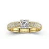 1.00ct Moissanite Engagement Ring 18K Gold