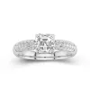 2.00ct Moissanite Engagement Ring 14K White Gold