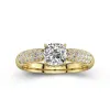 1.50ct Moissanite Engagement Ring 14K Gold