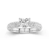 1.50ct Moissanite Engagement Ring 14K White Gold