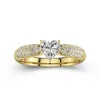 1.00ct Moissanite Engagement Ring 14K Gold