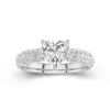 Pavé Hidden Halo Engagement Ring 2.00ct Moissanite