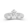 1.50ct Moissanite Engagement Ring 14K White Gold