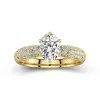 2.00ct Moissanite Engagement Ring 14K Gold