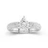 1.50ct Moissanite Engagement Ring 14K White Gold