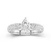 1.00ct Moissanite Engagement Ring 14K White Gold