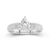 2.00ct Moissanite Engagement Ring 14K White Gold