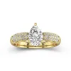 2.00ct Moissanite Engagement Ring 14K Gold