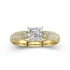 1.50ct Moissanite Engagement Ring 14K Gold