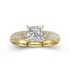 2.00ct Moissanite Engagement Ring 14K Gold