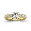 1.00ct Moissanite Engagement Ring 18K Gold