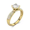 1.50ct Moissanite Engagement Ring 14K Gold