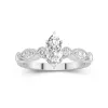 Antique Marquise 1.00ct Moissanite Engagement Ring