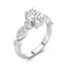 Antique Radiant 1.00ct Moissanite Engagement Ring